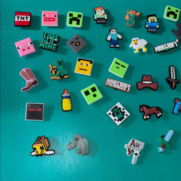 Minecraft Shoe Charms Set - Picture 2 of 3